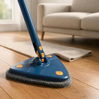 Mop Triangular Giratório 360° com Torção e 2 Panos de Microfibra