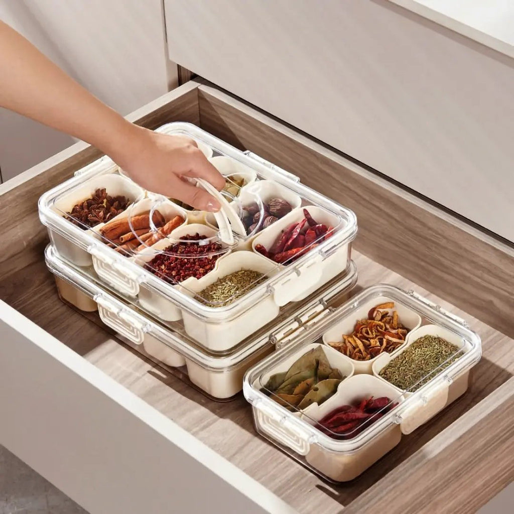 Organizador Hermético de Geladeira com 8 Divisórias 3,8 L – foto 2