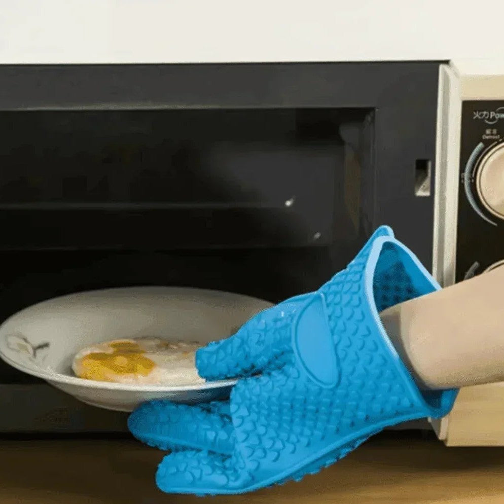 Par de Luvas Térmicas de Silicone para Forno e Churrasqueira – foto 6