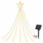 Pisca-Pisca Solar para Árvore com Estrela 200 LEDs – foto 4