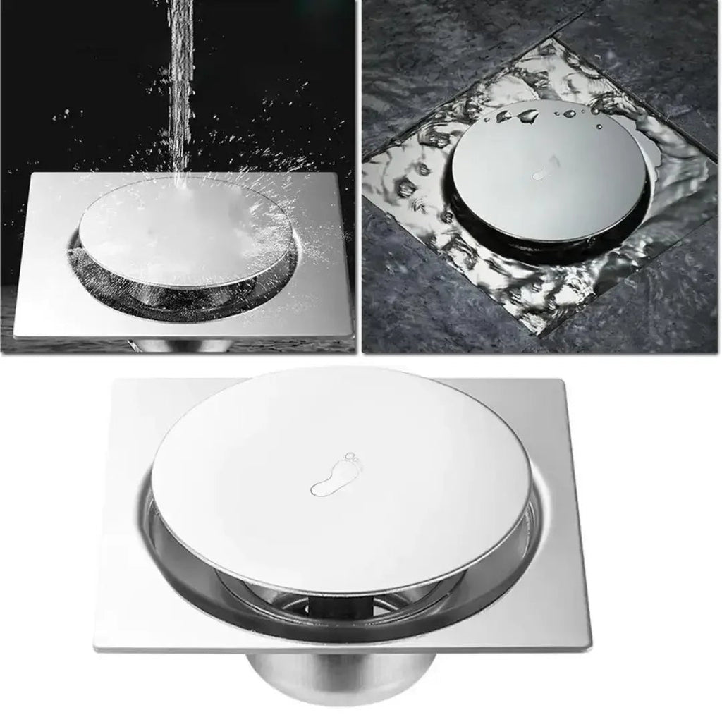 Ralo Click em Aço Inox com Tampa Abre e Fecha, 10 ou 15 cm – foto 3