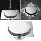 Ralo Click em Aço Inox com Tampa Abre e Fecha, 10 ou 15 cm – foto 3