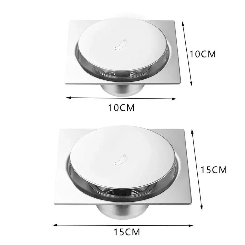 Ralo Click em Aço Inox com Tampa Abre e Fecha, 10 ou 15 cm – foto 5