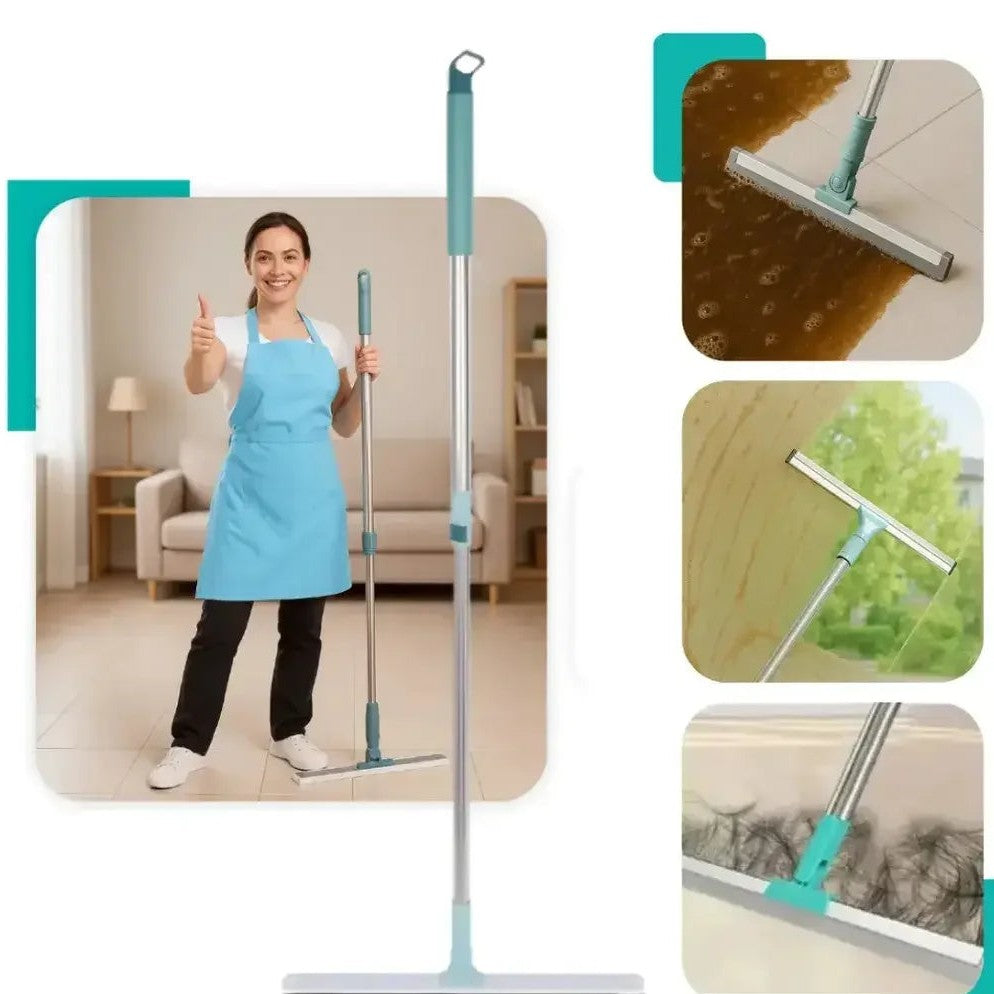 Rodo 2 em 1 de Silicone com Cabo Extensível e Lâmina de 50 cm – foto 3