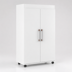 Sapateira com 2 Portas, 3 Prateleiras e Rodízios – foto 7