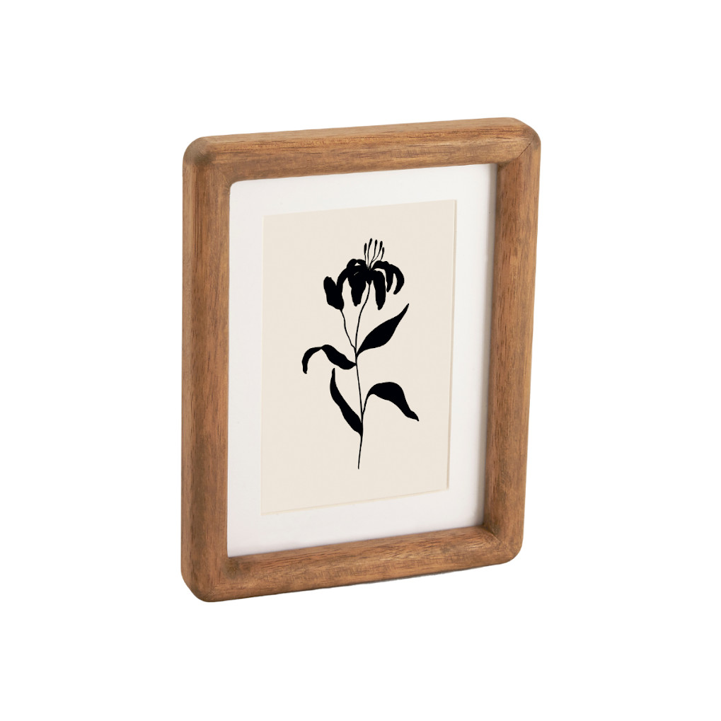 Porta-Retrato de Madeira Natural 10x15 cm para Mesa ou Parede – foto 3