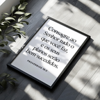 Quadro Decorativo Frase Provérbios 16:3 com Moldura Laqueada – foto 9