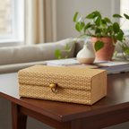 Kit 3 Caixas Organizadoras de Bambu com Tampa – foto 6