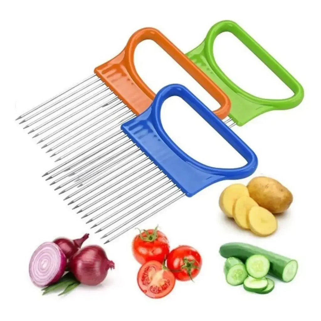 Suporte Guia de Aço Inox para Fatiar Cebola e Legumes – foto 6
