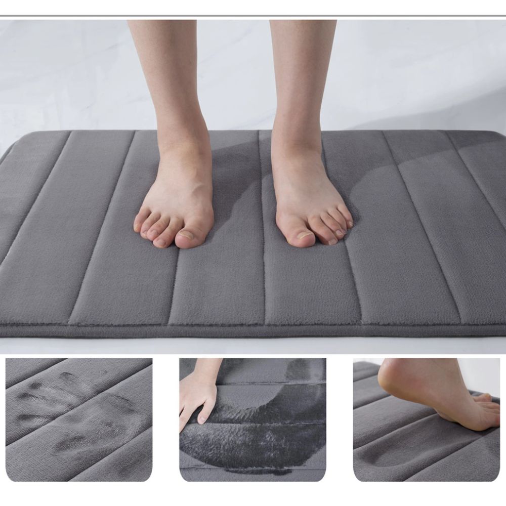 Tapete de Banheiro Microfibra Super Absorvente – foto 7