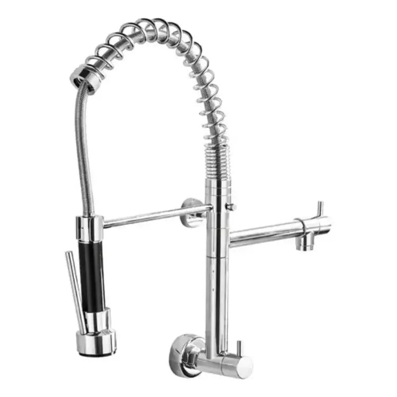 Torneira Gourmet Flexível Cromada Monocomando com Ducha e Giro 360°