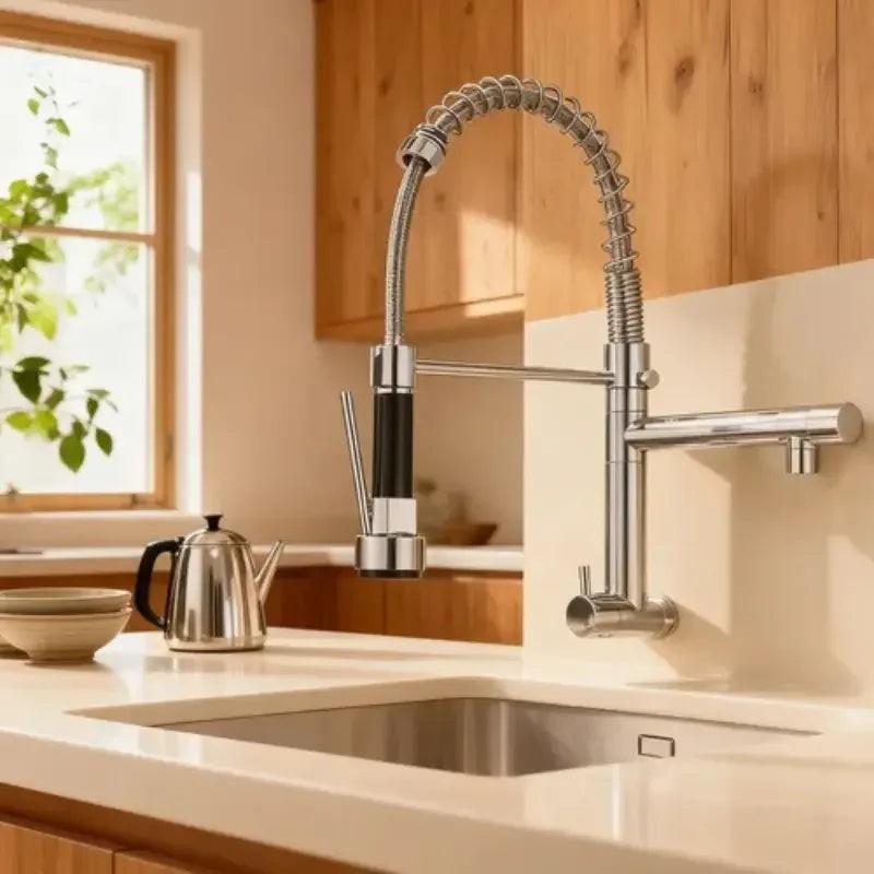 Torneira Gourmet Flexível Cromada Monocomando com Ducha e Giro 360° – foto 2