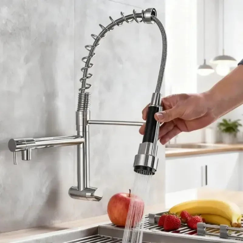 Torneira Gourmet Flexível Cromada Monocomando com Ducha e Giro 360° – foto 3
