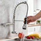 Torneira Gourmet Flexível Cromada Monocomando com Ducha e Giro 360° – foto 3