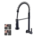 Torneira Gourmet Flexível Preta Monocomando com Ducha e Giro 360°